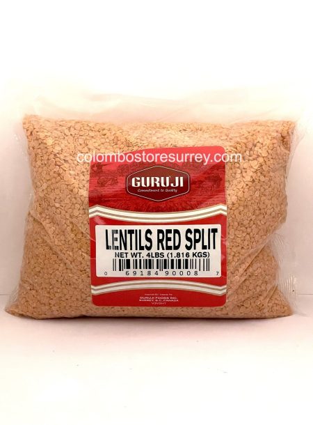 Guruji Lentils Red Split 4 lbs