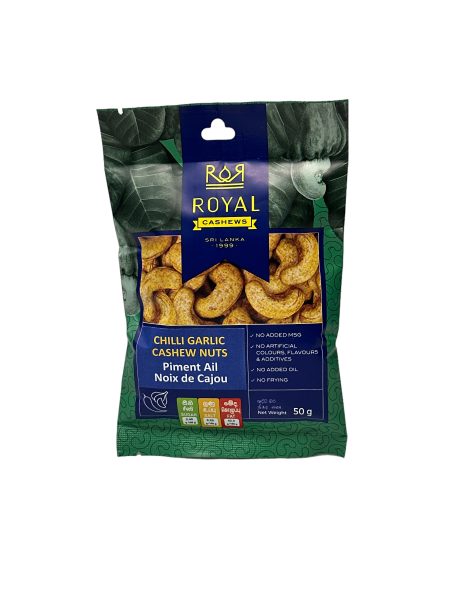 Royal Chili Garlic Cashew 50g
