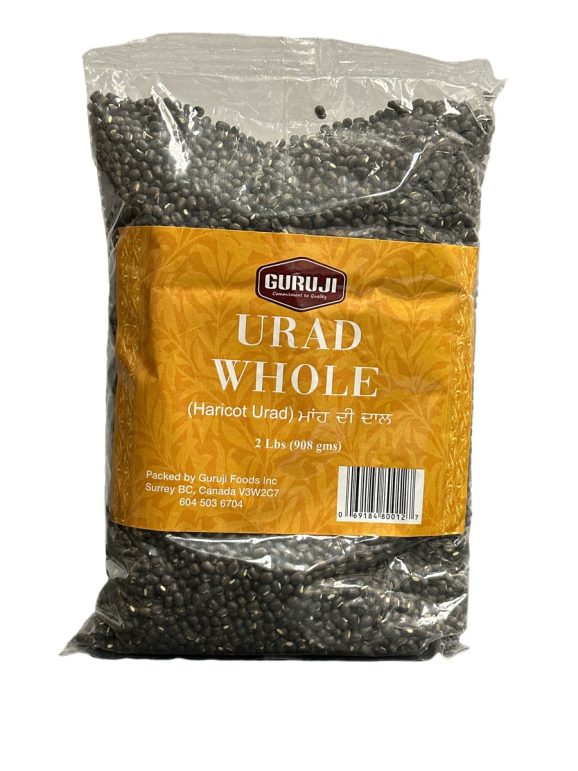 Guruji Urad Whole Black (Haricot) 2lb