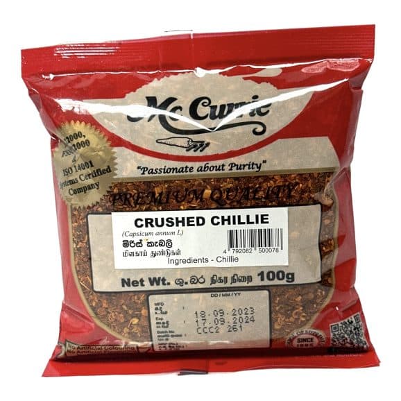 McCurrie Crushed Chili 100g