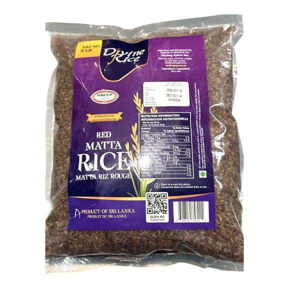 Divine Red Matta Rice 8lb