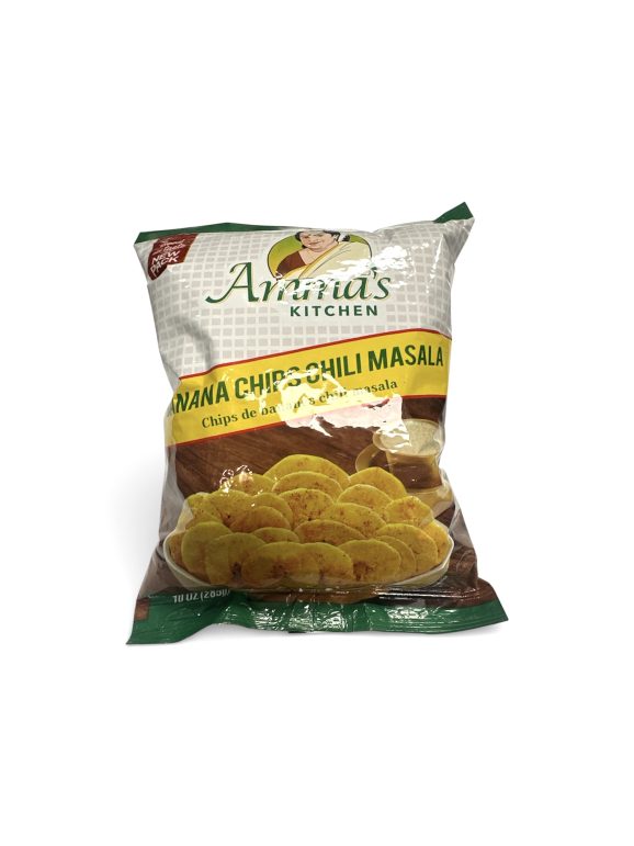 Amma's Kitchen Banana Chips Chili Masala 285g