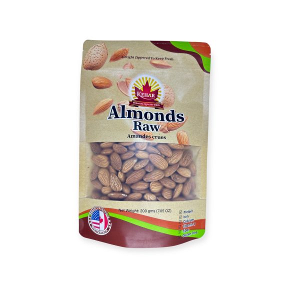 KFI Almonds Raw 200g