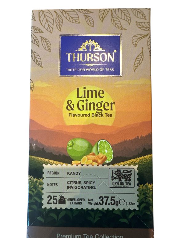 Thurson Lime & Ginger Black Tea - 25 Bags